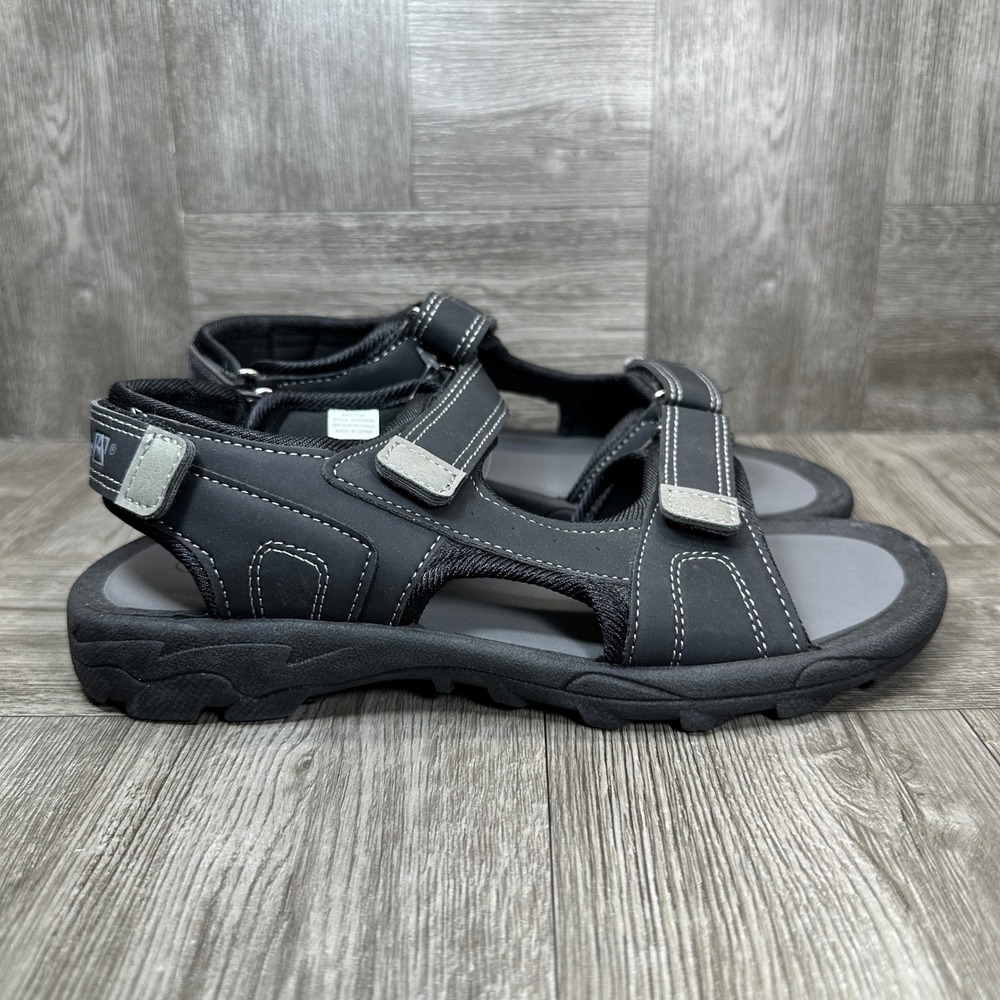 Avalanche Adventure Sandals Kids Size‎ 3 Black Rugged Outdoor Sport NEW